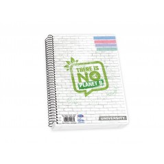 Notebook with a Single spiral "University P.P. Transparent"