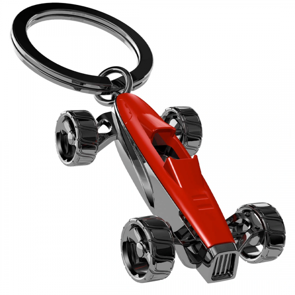 Keychain Red Racing Car Metalmorphose