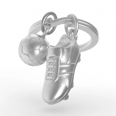 Metalmorphose Soccer Shoe + Ball Keychain