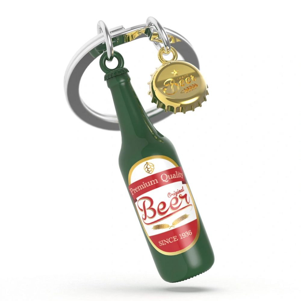 Metalmorphose Beer Bottle Keychain