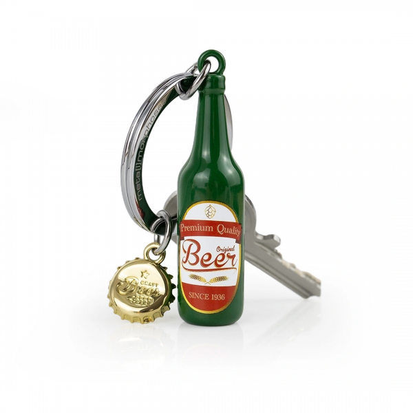 Metalmorphose Beer Bottle Keychain