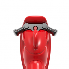 Keychain Red Moto Racer Metalmorphose