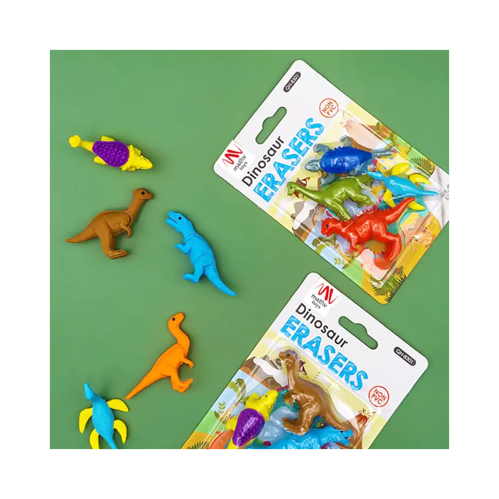 Dinosaurs Erasers (QH 8301)