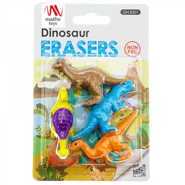 Dinosaurs Erasers (QH 8301)