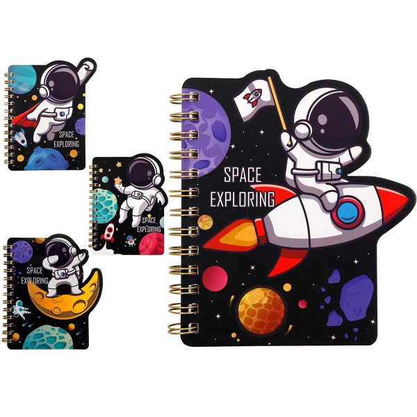 Space Exploring B6 spiral notebook