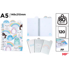 A5 spiral notebook with themes Frosty Collection