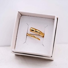 Gold-plated ring Oro art