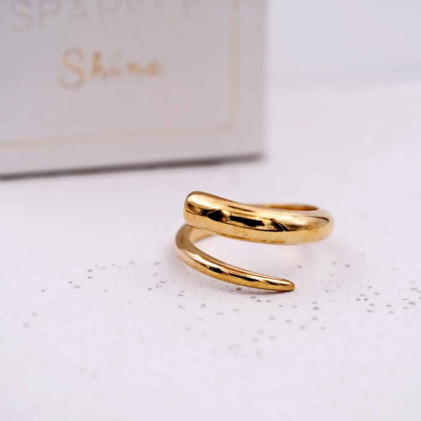 Gold-plated ring Oro art