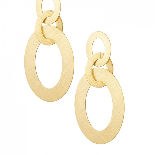 Inox Large Link Earrings