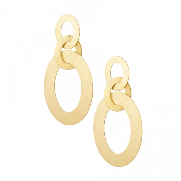 Inox Large Link Earrings