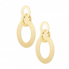 Inox Large Link Earrings