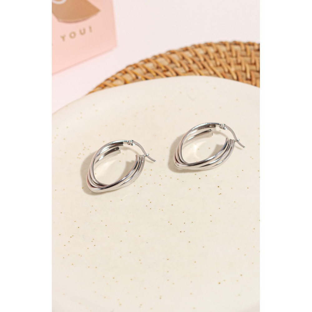 Triple Stainless Steel Hoops