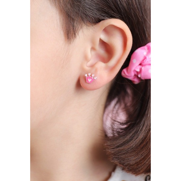 Princess Screw-On Children's Safety Earrings