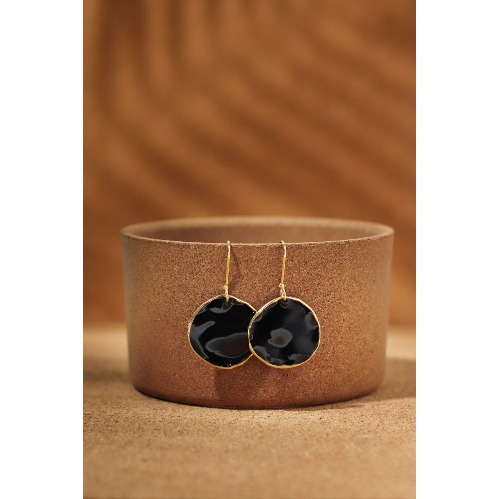 Malta Black Earrings