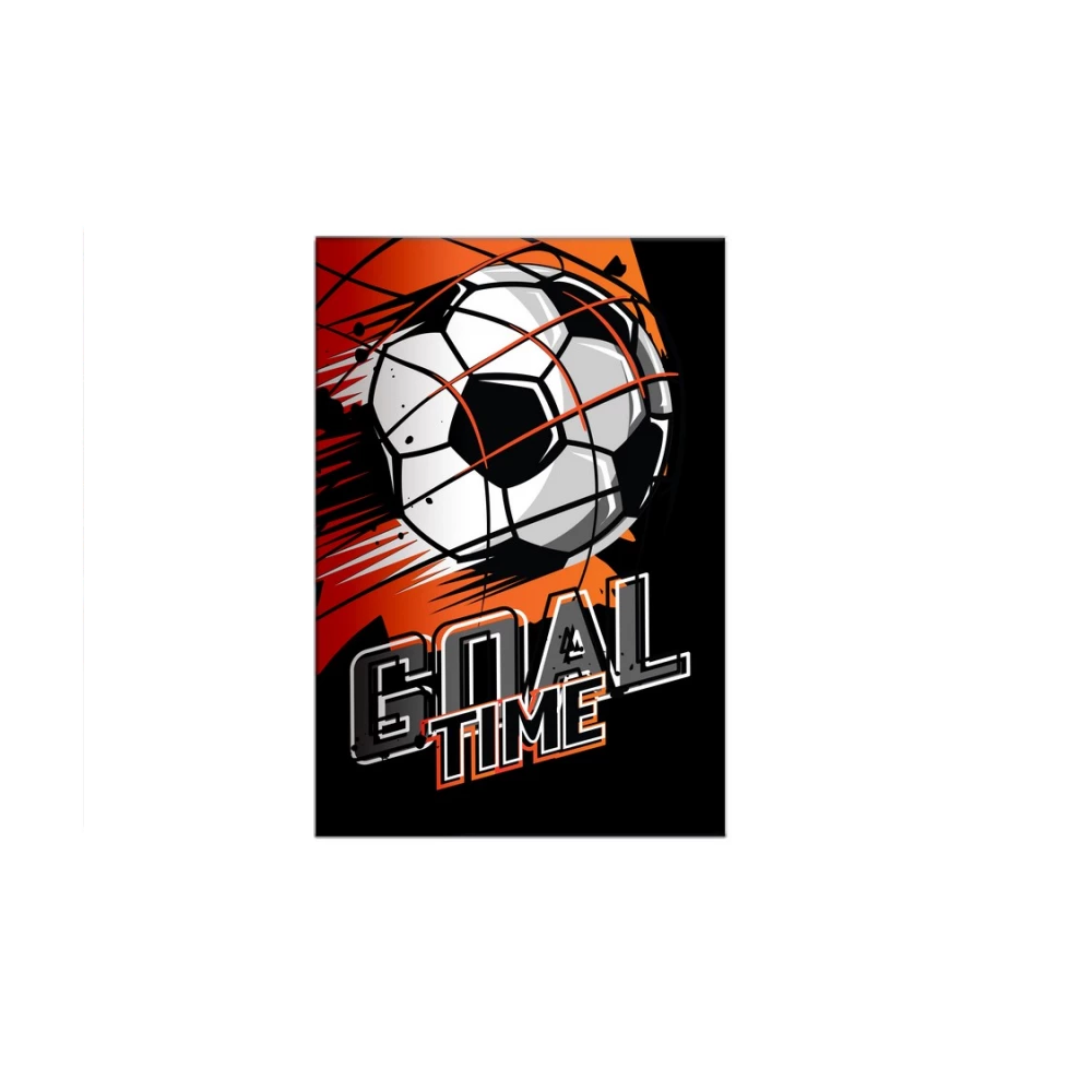 Notebook Soccer Goal Time 17X25 cm 40 Sheets