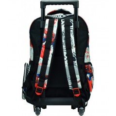 Trolley Primary School Bag Gim Spiderman Spider Wall