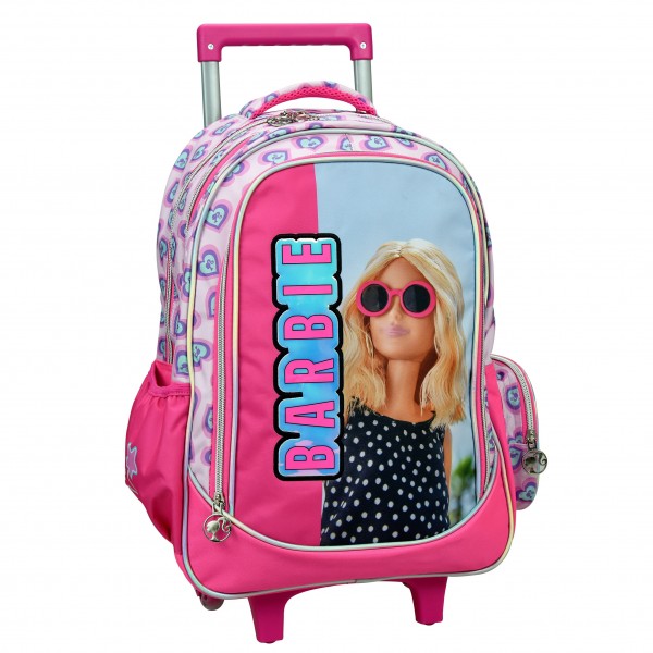 Barbie Holographic GIΜ Primary School Trolley Bag