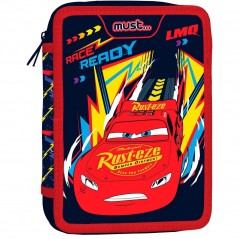 Κασετίνα Διπλή Γεμάτη Disney Cars Race Ready Must