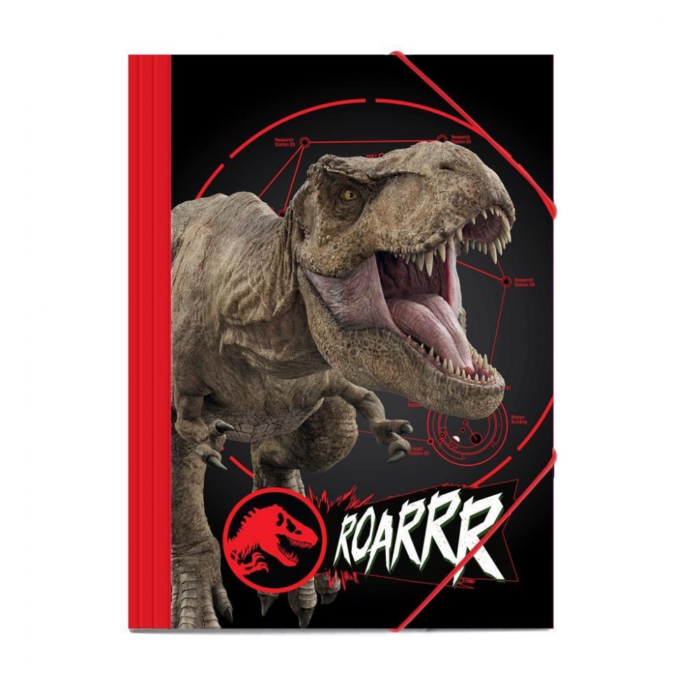 Rubber Paper File A4 Jurassic (570910)