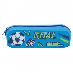 Silicone Barrel Pencil Case Goal 3D Focus Must