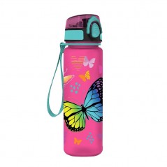 Water Canteen Plastic PCTG Butterflies 650ml (585685_BF)