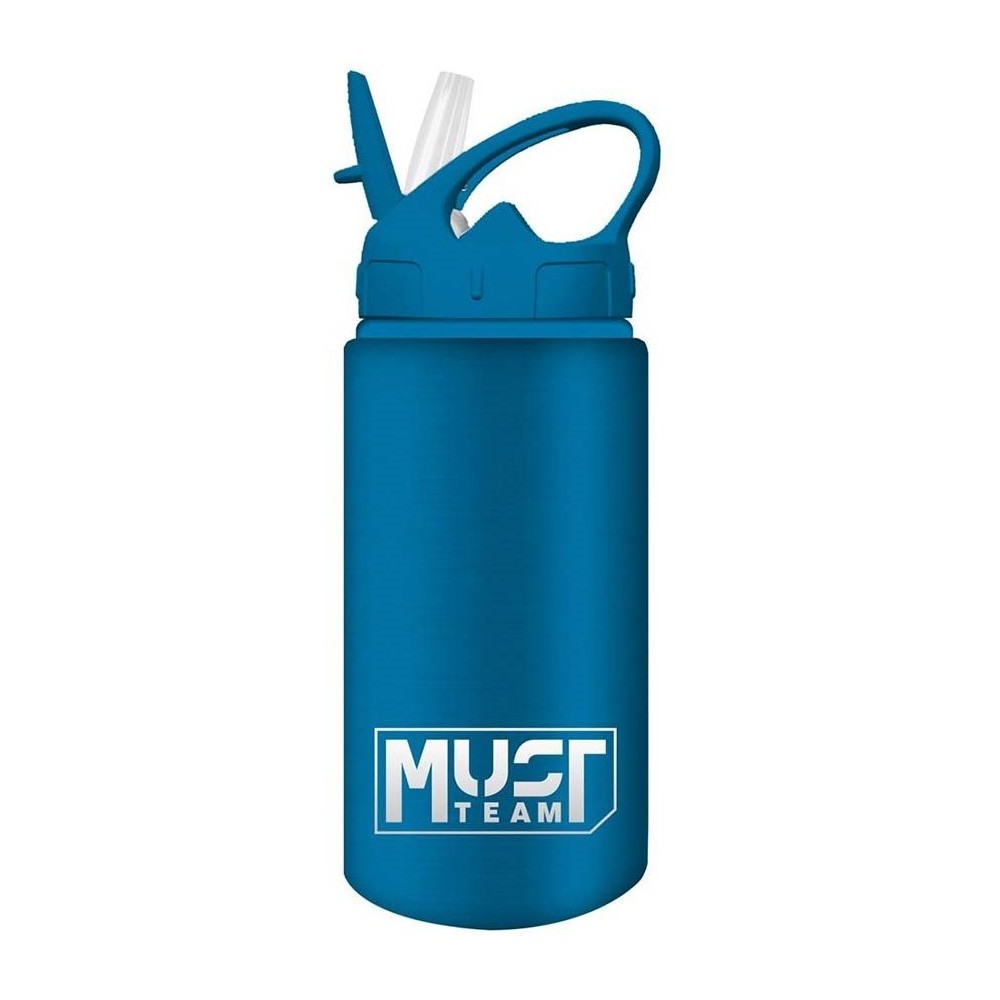 Blue Aluminum Water Canteen 500ml Must (585688_BL)