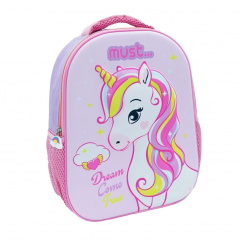 Kindergarten Backpack 3D Eva Unicorn Must