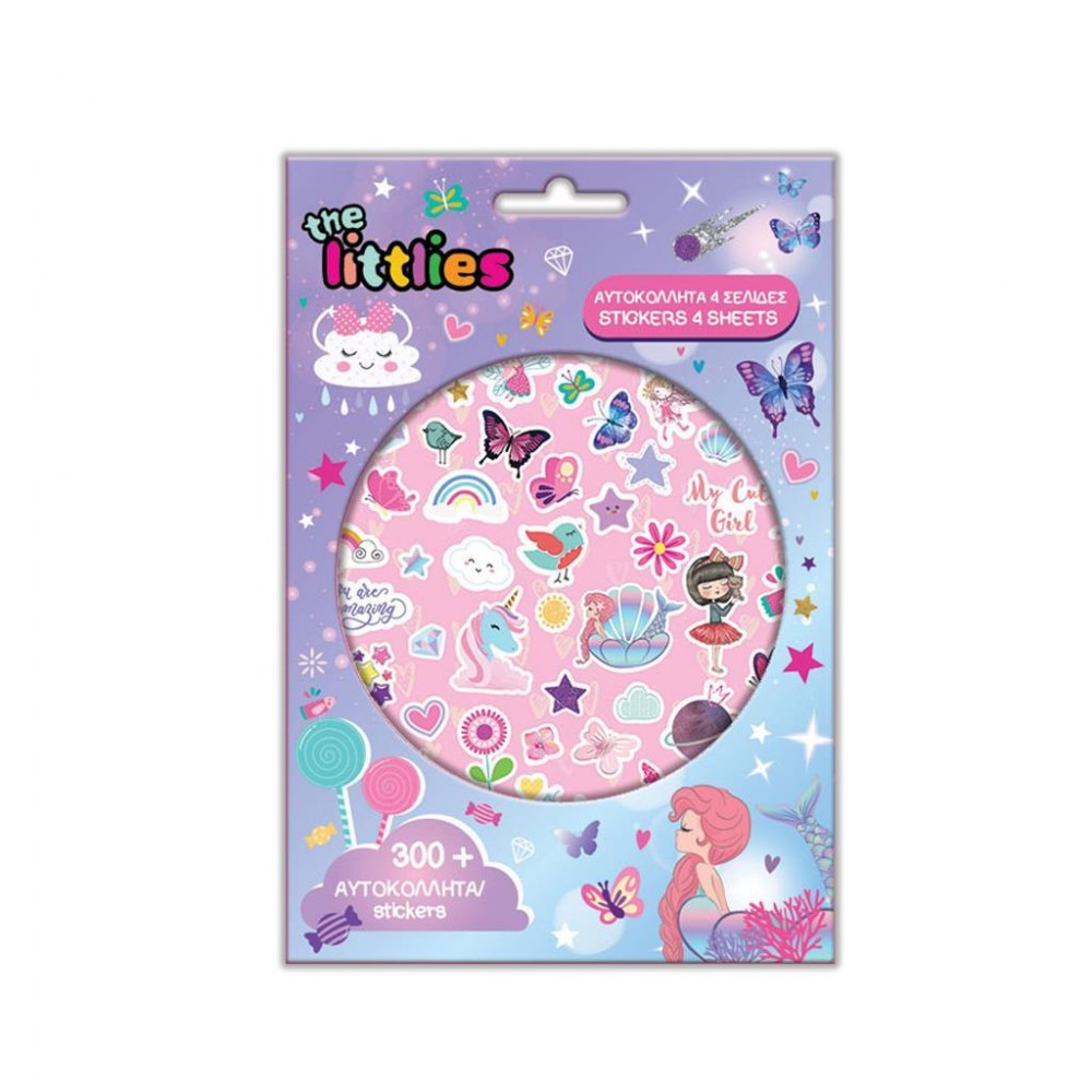 The Littlies Girl Sticker Block 300pcs. (646871)