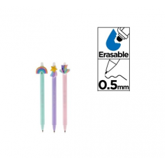 Rainbow eraserable pen 0.5mm