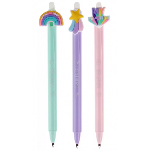 Rainbow eraserable pen 0.5mm