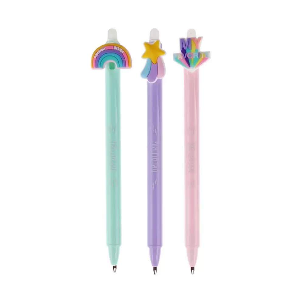 Rainbow eraserable pen 0.5mm