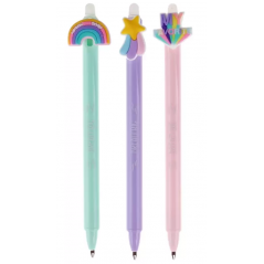 Rainbow eraserable pen 0.5mm