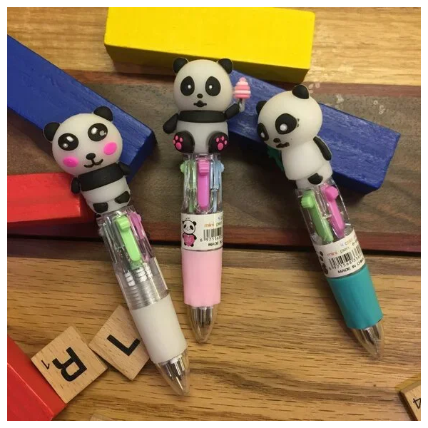 Four Colour Mini Panda Pen