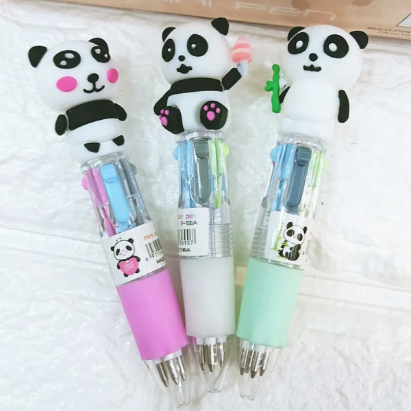 Four Colour Mini Panda Pen