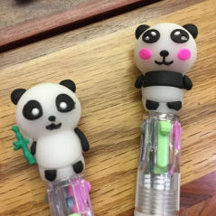 Four Colour Mini Panda Pen