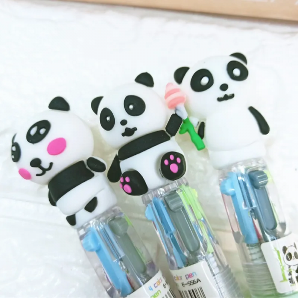 Four Colour Mini Panda Pen