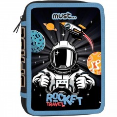 Κασετίνα Διπλή Γεμάτη Rocket Travel Must