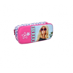 Pencil Case Barrel Barbie Holographic GIM