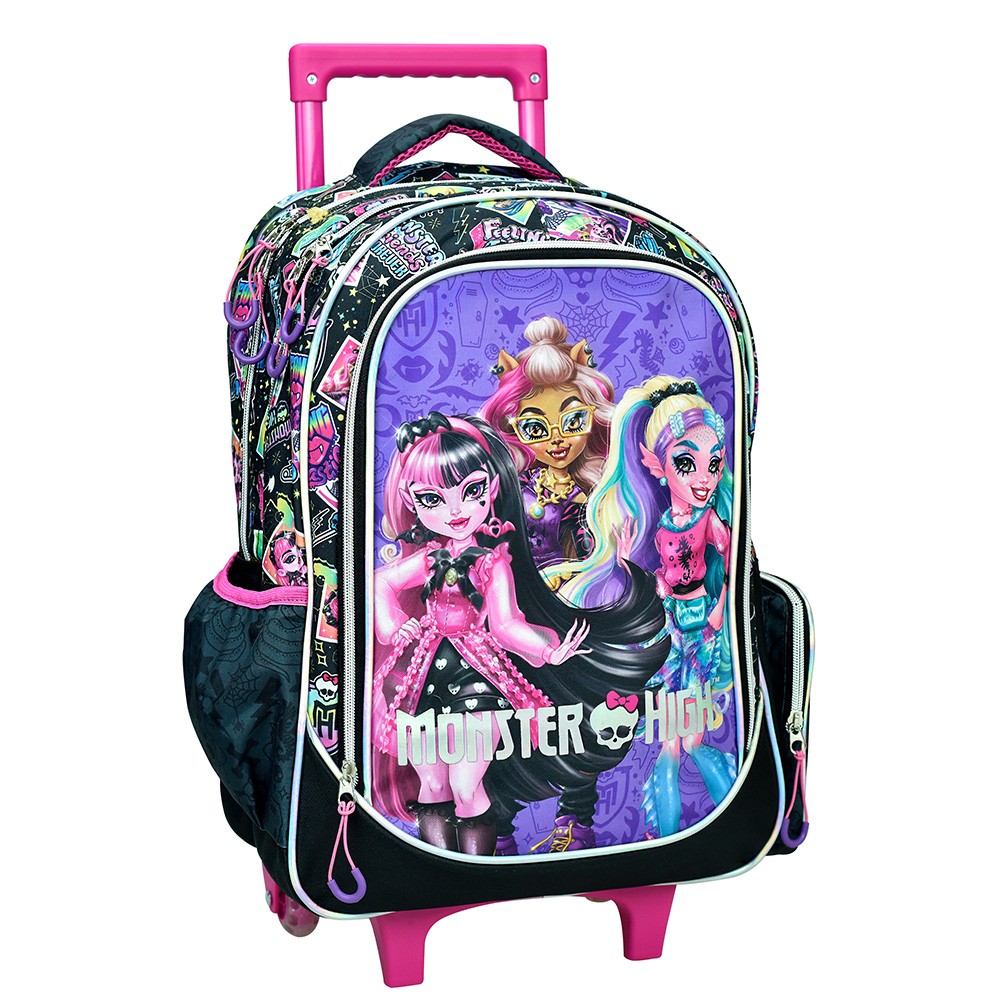 Τσάντα Τρόλεϊ Δημοτικού Monster High GIΜ