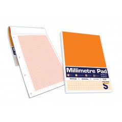 Writing Block Milimetre A4 50 Sheets Overlap