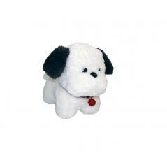 Plush dog 20 cm. with collar and bell