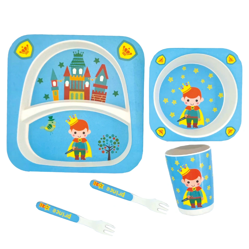 Prince bamboo breakfast set (5 pieces)