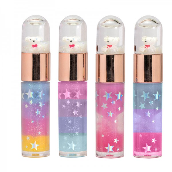 Bear Lip Gloss Glitter Effect Martinelia