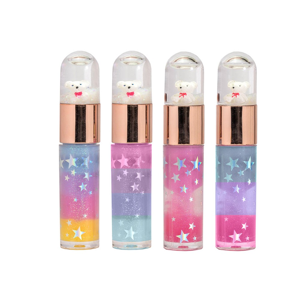 Bear Lip Gloss Glitter Effect Martinelia