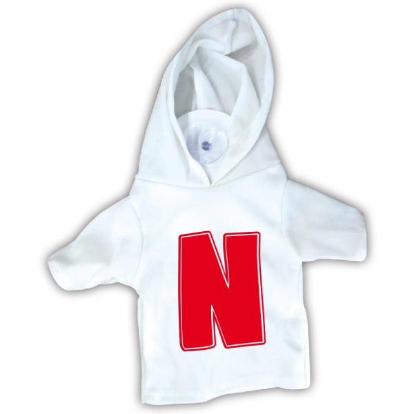 Suction cup “N” T-shirt with hood (20380)