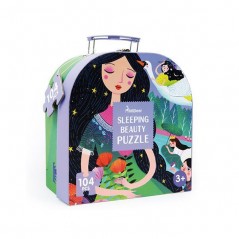 Puzzle in a suitcase "Sleeping Beauty" (104 pcs)