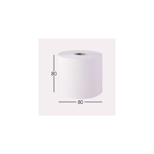 Thermal Cashier paper tape 80mmX80m 48gr / 70m