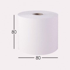 Thermal Cashier paper tape 80mmX80m 48gr / 70m