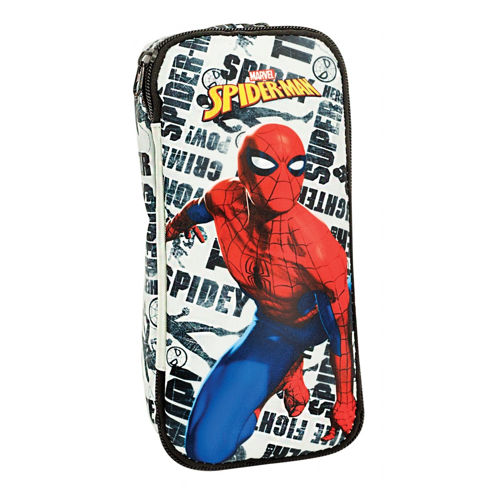 Pencil Case Oval Spiderman Pattern GIM