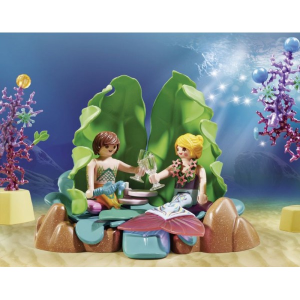 Playmobil Mermaids in their underwater shala